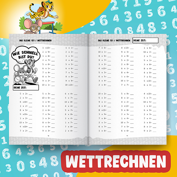 Endlich verstanden! Wie dein Kind das Einmaleins sicher lernt - hole dir das kostenloses Starterpaket - Barbara Lachner - Autorin und Fotografin - Barbara Lachner Blog-Das kleine Einmaleins – es klingt harmlos, ist aber für viele Kinder ein echter Knackpunkt im Matheunterricht.
Was in der Schule als „Grundlagenwissen“ vermittelt wird, entscheidet darüber, wie sicher dein Kind in den nächsten Jahren mit Mathe umgeht. Denn das Einmaleins ist weit mehr als eine Pflichtübung.
Wer die Malreihen nicht sicher beherrscht, tut sich später schwer – bei Division, Sachaufgaben, Brüchen oder schriftlichem Rechnen. Und das schlägt nicht selten auf die Motivation und das Selbstvertrauen.
Mit Flick & Lio das Einmaleins entdecken – Schritt für Schritt: Zusammen begleiten sie dein Kind durch alle Malreihen von 1 bis 10 – erst die leichten, dann die kniffligeren. Spielerisch, kindgerecht und mit einer klaren Struktur, die Sicherheit schafft.